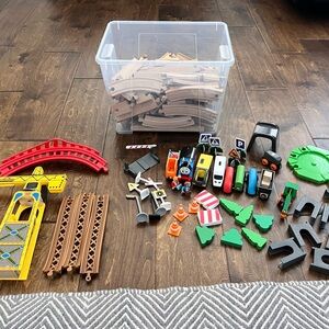 Train Set with trains and tons of accessories!